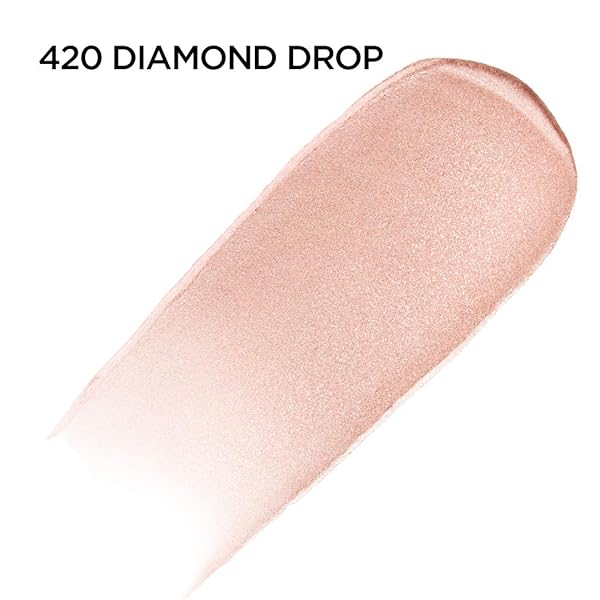 L’OREAL PARIS BRILLIANT EYES SHIMMER LIQUID EYE SHADOW, LONGWEARING LASTING SHIMMER, CREASE RESISTANT, FLAKE-PROOF, PRECISION APPLICATOR, QUICK DRY, NON-GREASY, DIAMOND DROP, 0.1 OZ.