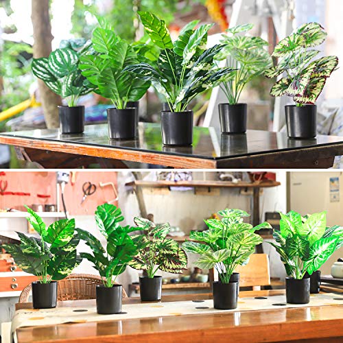 Artificial Potted Plants Medium Size Fake Plants for Home Office