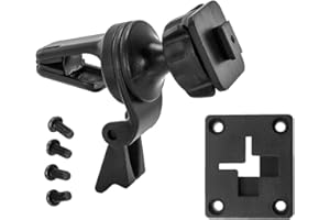 ARKON Mounts Air Vent Car Mount for Sirius XM Satellite Radios | Single-T and AMPS Pattern Compatible | Securely Mounts Satellite Radios to Air Vents | Premium-Grade Reinforced Composite | SR157