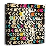 Canvas Wall Art Abstract Color Canvas Prints Home Artwork Decoration for Living Room,Bedroom - 12x12 inches