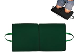 OFiSEXPT Kneeler Pad,Gardening Knee Pads, Garden Knee Support Board,Kneeling Pad for Gardening, Exercise, Cleaning, & Mechanic Work,Extra Thick Memory Foam Kneeling Pad for Bathing Yoga (Green)