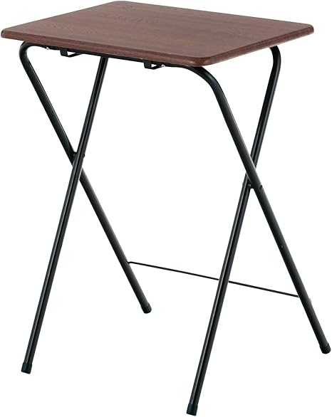Amazon Co Jp 武田コーポレーション デスク 机 折りたたみテーブル コンパクトテーブル ハイ ブラウン T5 Cth48br 48 40 70 ホーム キッチン