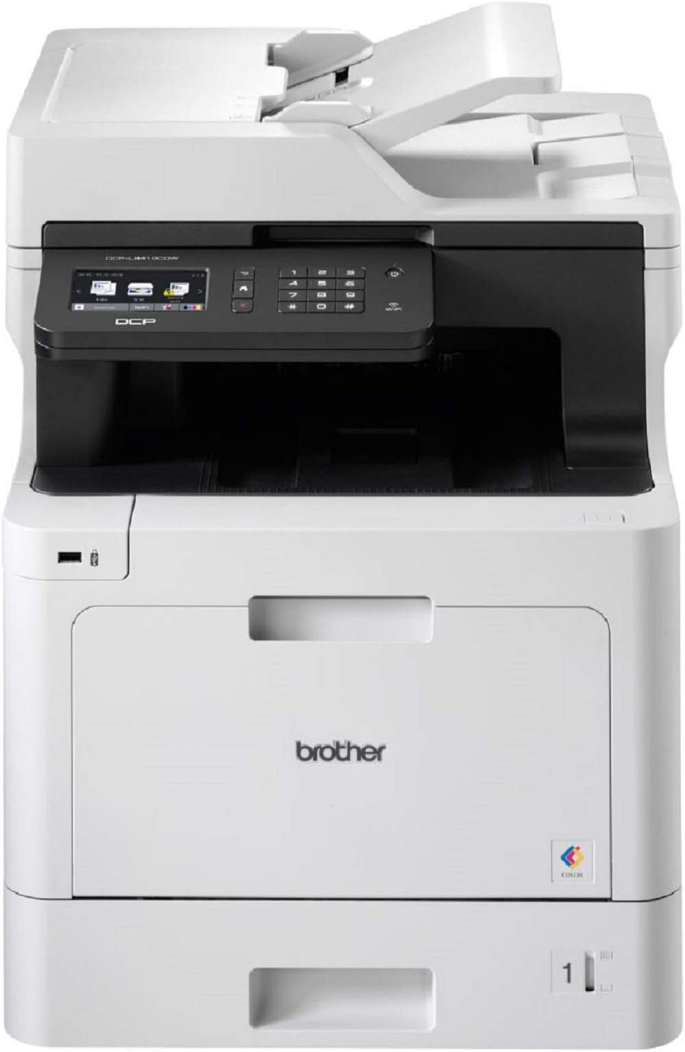 Brother DCP-L8410CDW Colour Laser Printer Wireless USB Network A4 UK Plug