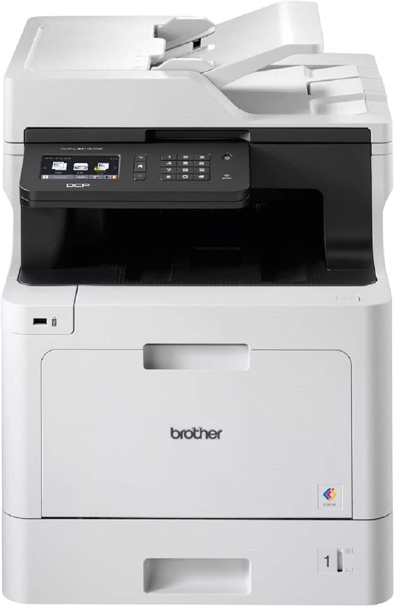 Brother DCP-L8410CDW Colour Laser Printer Wireless USB Network A4 UK Plug