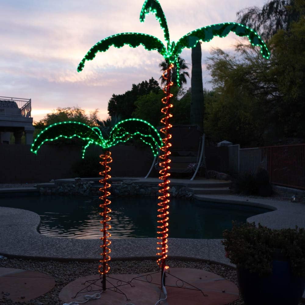 Green LongLife 8080104 Decorative Palm Tree Rope Light Amazon.ca