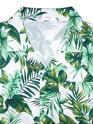 AINIKO Men's Short Sleeve Hawaiian Shirt Quick Dry