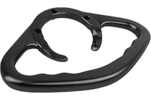 HAONEL Fuel Gas Tank Handle Motorcycle Rear Passenger Grab Bar Aluminum Replacement for Kawasaki Z750 Z750R ER-6N ER-6F ZX-6R