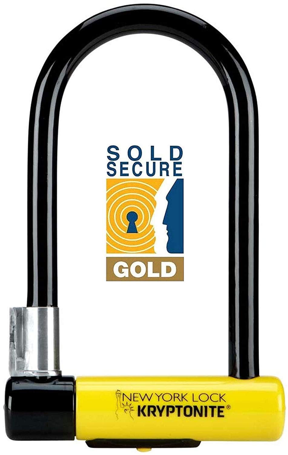 Kryptonite New York Standard Bike U Lock - Sold Secure Gold