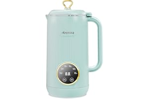 Arcmira Automatic Nut Milk Maker, 20 oz Homemade Almond, Oat, Soy, Plant-Based Milk and Dairy Free Beverages, Almond Milk Maker with Delay Start/Keep Warm/Boil Water, Soy Milk Maker with Nut Milk Bag