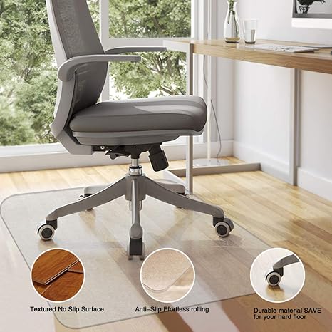 Komene Office Chair Mat Make The Best Protection For Hardwood Floor Multiple Sizes Bpa Free And Rectangular Non Toxic 48 36 Great Clear Thick