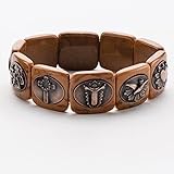 Roman48241 7" The Story Christ Bronze Bracelet