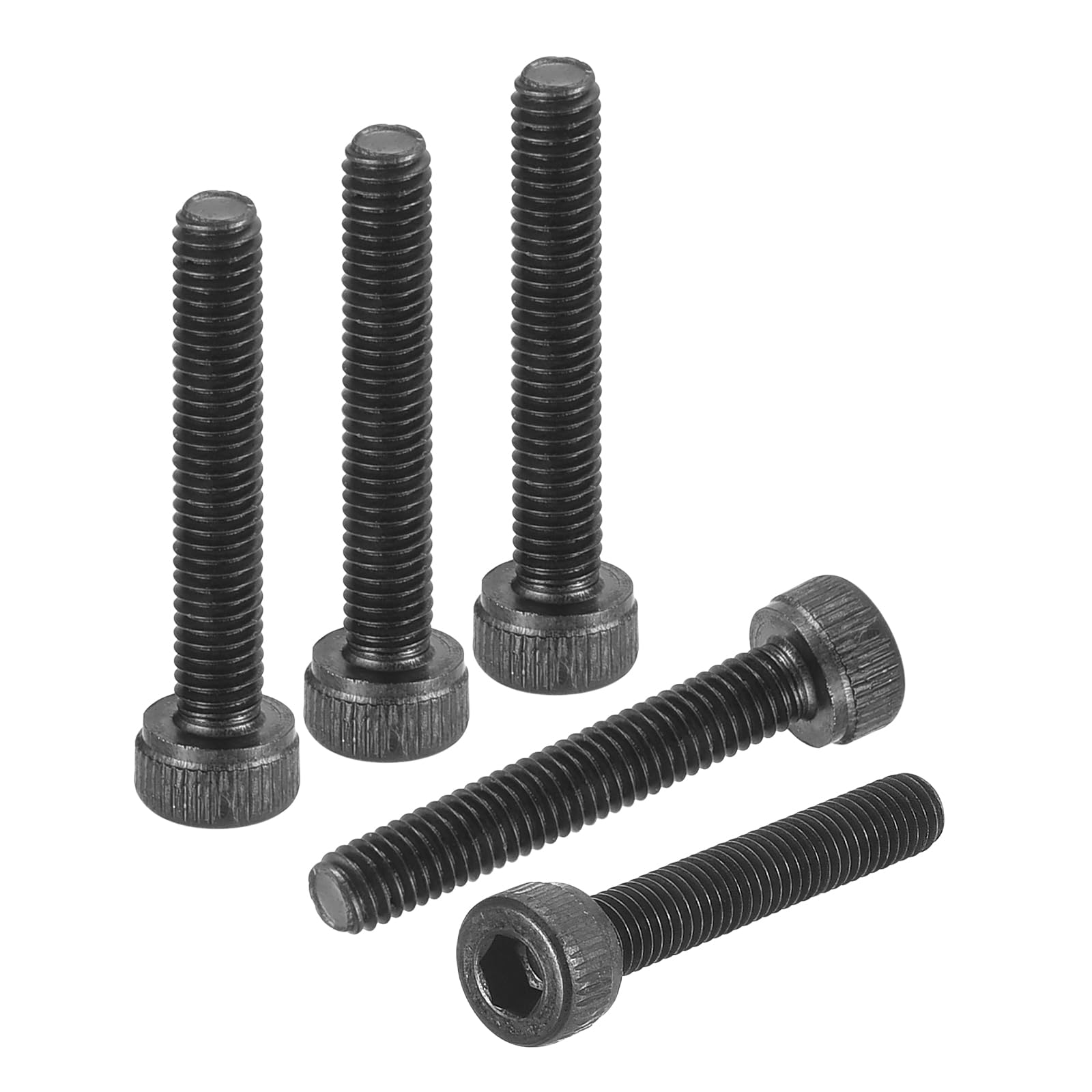 DTGN M3-0.5x16 Socket Head Cap Screws Bolts - 100Pack - Good for Road Bicycle, Mountain Bike, Auto, Motorcycle - Carbon Steel Hex Head Metric Screws, Black