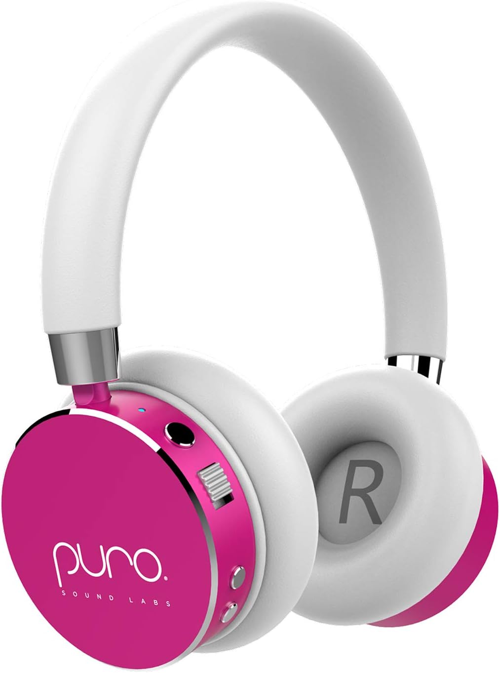 Puro Sound Labs BT2200 Kids Volume-Limiting Over-Ear Wireless Headphones (Pink)