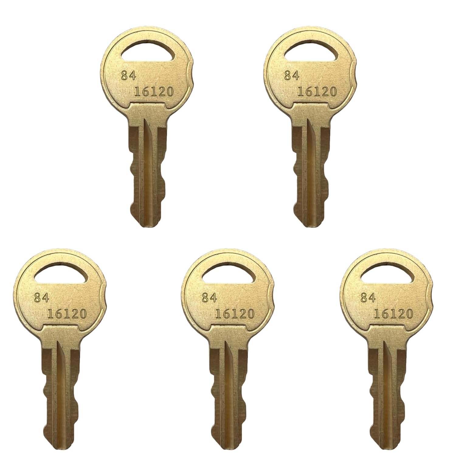 Photo 1 of (5) 84-16120 Keys for Doorking DKS 4001-035 Lock,Keypads, Gate Telephone Entry System, Gate Operators and Openers Made After 1997 and Before 2020