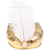 Sultan Hat Gold Photograph Props Headdress Decoration for Cosplay Costume Headwear Sultan Headpiece Regal King Crown Boys Clothing Halloween Party Supplies