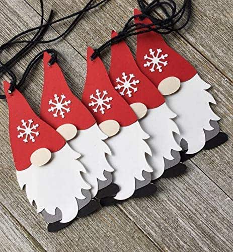 Amazon.com: Gnome Holiday Gift Tags - Premium Handcrafted - Snowflake Christmas Tags - Set of 7