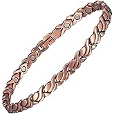 MagVIVACE Copper Magnetic Anklet for Women, Pure Copper Ankle Bracelet with Magnet(0055Q) (1)