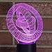 Padshow Optical Illusion 3D Ring-In-Ring Lighting is a Great Nightlight with a Soft Subtle Glow for Kids. These Eco-friendly Laser Cut Precision LED Lights Make Beautiful Gifts for Mom and Amazing Desk Lamps for Dad. Start Enjoying your very own Multicolored USB Powered Light Today!