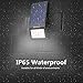 Zoweetek Motion Sensor and Photosensitive Sensor 2-in-1 Solar Light, Outdoor Waterproof Security LED Lights