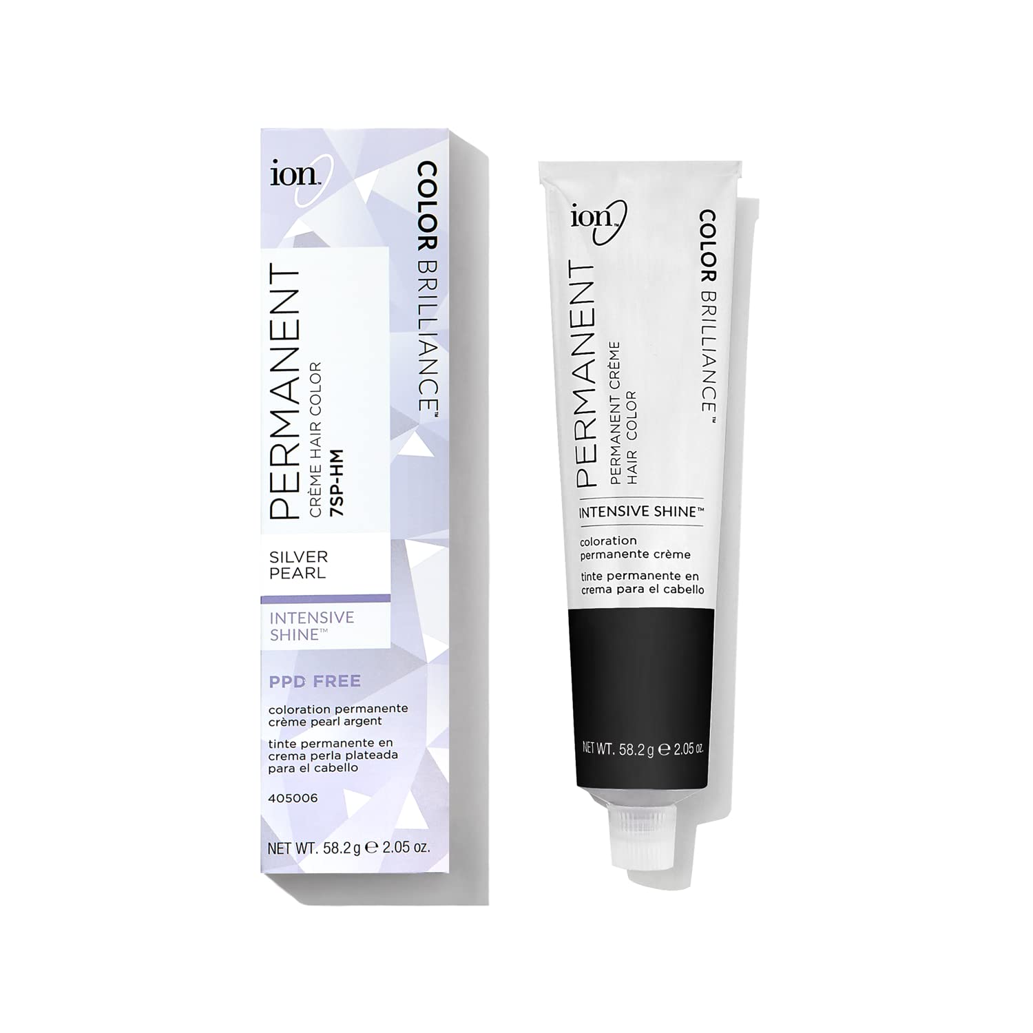 ion Permanent Creme Hair Color 7SP-HM Silver