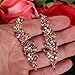 NLCAC Women's Wedding Earrings for Brides Dangling Rhinestone Crystal Chandelier Earring Drop Bridesmaids