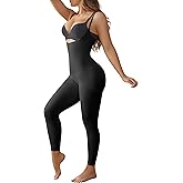 Suprenx Open Bust Bodysuit Shapewear for Women Tummy Control Thigh Slimmer Butt Lifting Full Body Shaper