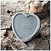 Aimeio Vintage Jewelry Box Metal Treasure Box Antique Love Heart Shape Metal Jewelry Box Princess Jewelry Makeup Organizer Birthday Gift (Love Heart)
