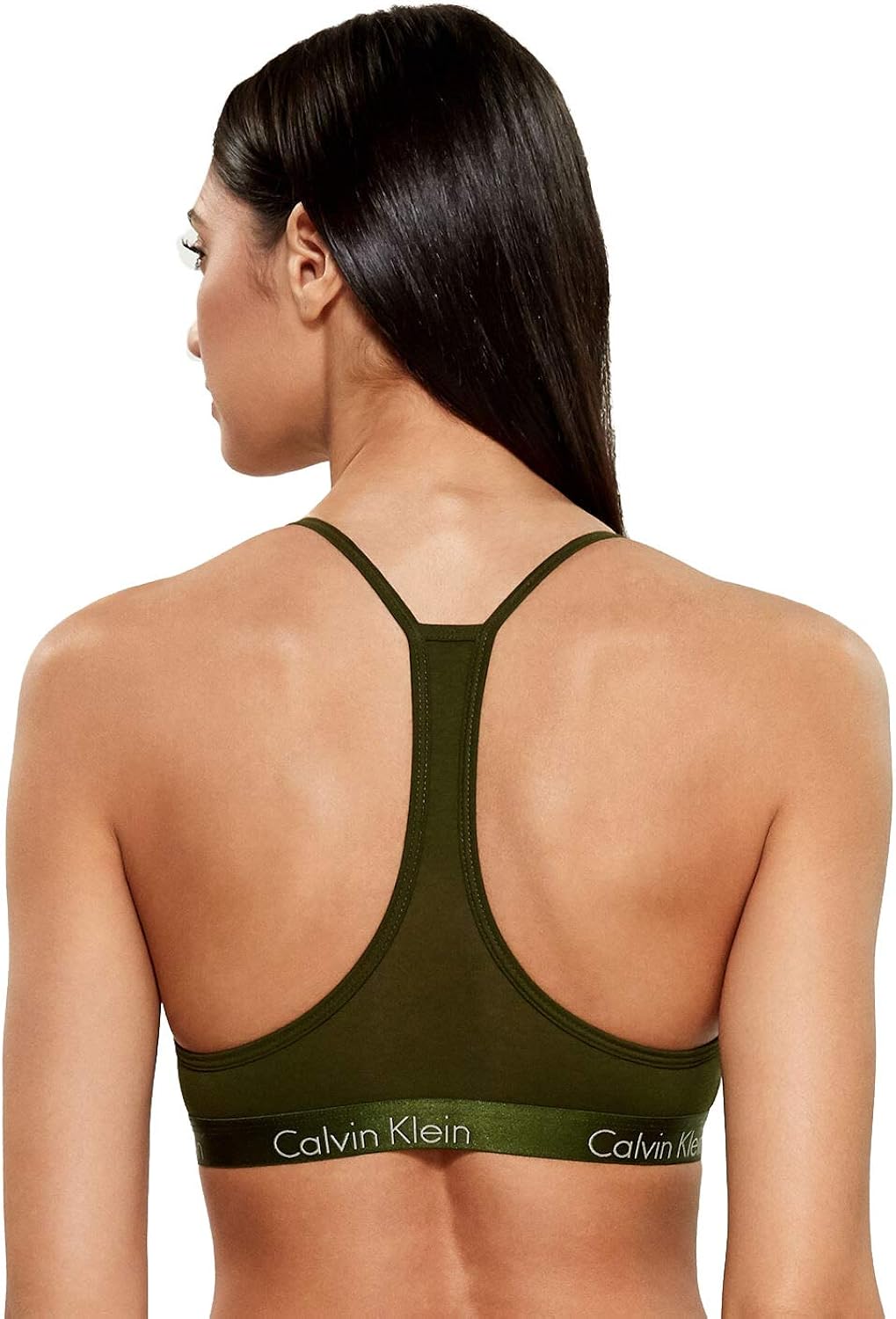 Calvin Klein Women's Motive Cotton Lightly Lined Bralette at  Women’s Clothing store