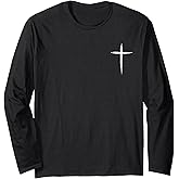 Jesus Christ Christians Men Women Christian Cross Long Sleeve T-Shirt