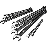 Crescent 9 Piece X10 12 Point Long Pattern Combination SAE Wrench Set - CCWS9BS