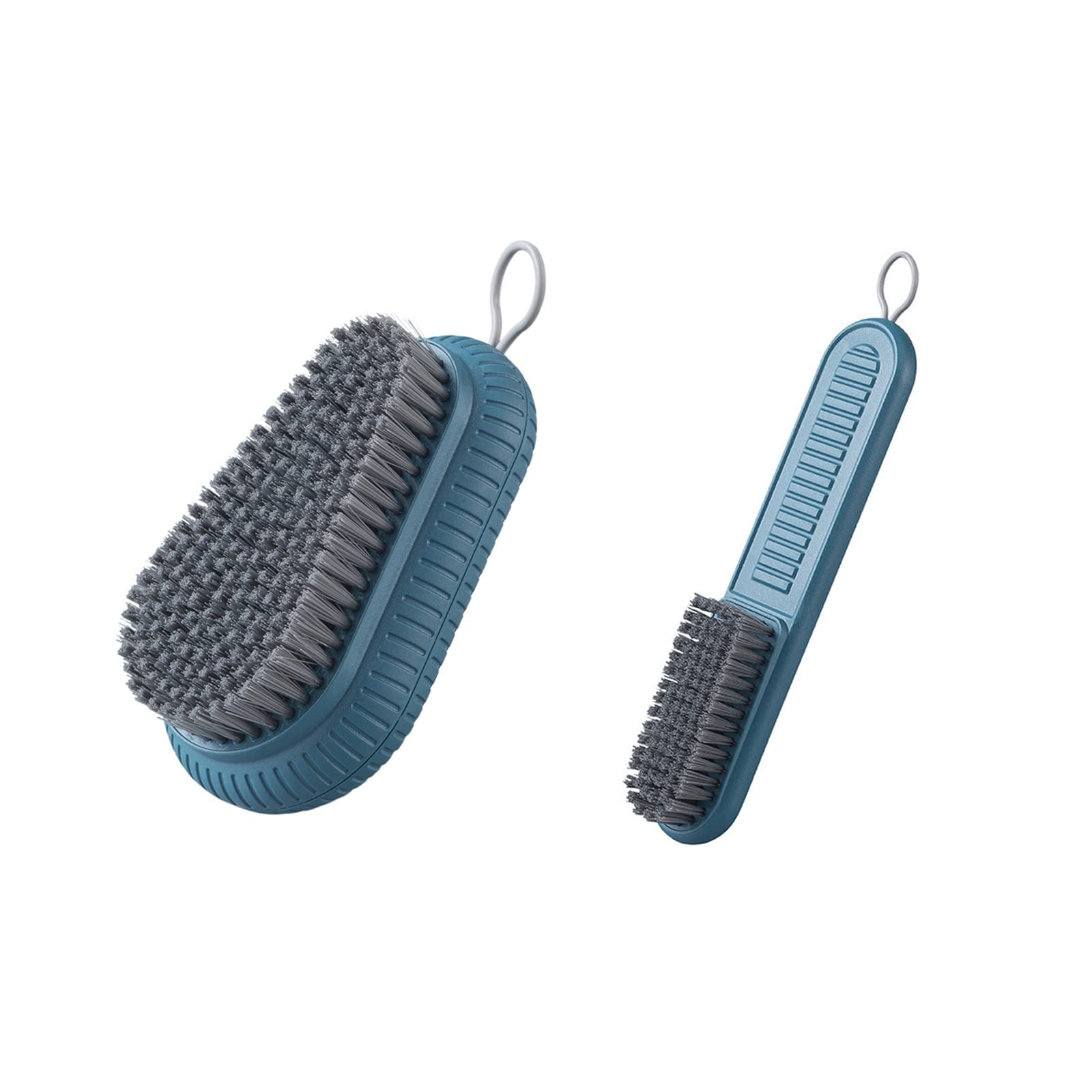 2 Pcs Cleaning Brush Laundry Scrub Brush Household Cleaning Brushes Tool for Home, Clothes, Shoes and Kitchen,One Size,DV-0096