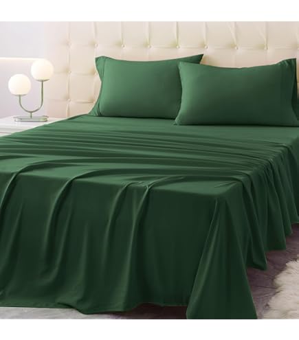 Rae Dunn Lenzuola Matrimoniali Tema Natale Con Pupazzo Di Neve, Grigio, 4 Pezzi, Morbide E Lavabili - 5