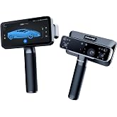 EinScan EinScan Rigil All-in-one Wireless 3D Scanner, Up to 0.04mm Accuracy | 25+25 Crossed Laser lines, 7 Parallel Laser Lines, VCESL Infrared, Marker Free Blue Laser 3D Scanners