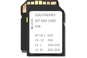 2025 Latest Navigation Memory sd Card Compatible with Maz*da 3(2024), Cx5(2024-2025),Cx30(2024), Cx90(2023-2025),(NAVISD2325)