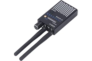 Jeanoko Bug Scanner Tool, High Sensitivity Wide Coverage Good Accuracy Detector Aluminium Alloy Shell 1MHz-8000MHz for Home Electronics Security Surveillance Radio Scanner