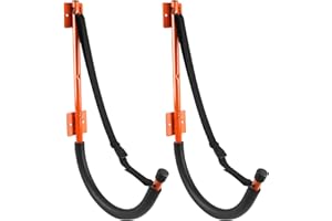 WTMORE Kayak Storage Rack Kayak Wall Mount Heavy Duty Kayak Hooks with Straps 100 LB Capacity Kayak Rack for Garage Kayak Hangers for Paddle Boards Surfboards Bikes Ladders SUP Snow Board