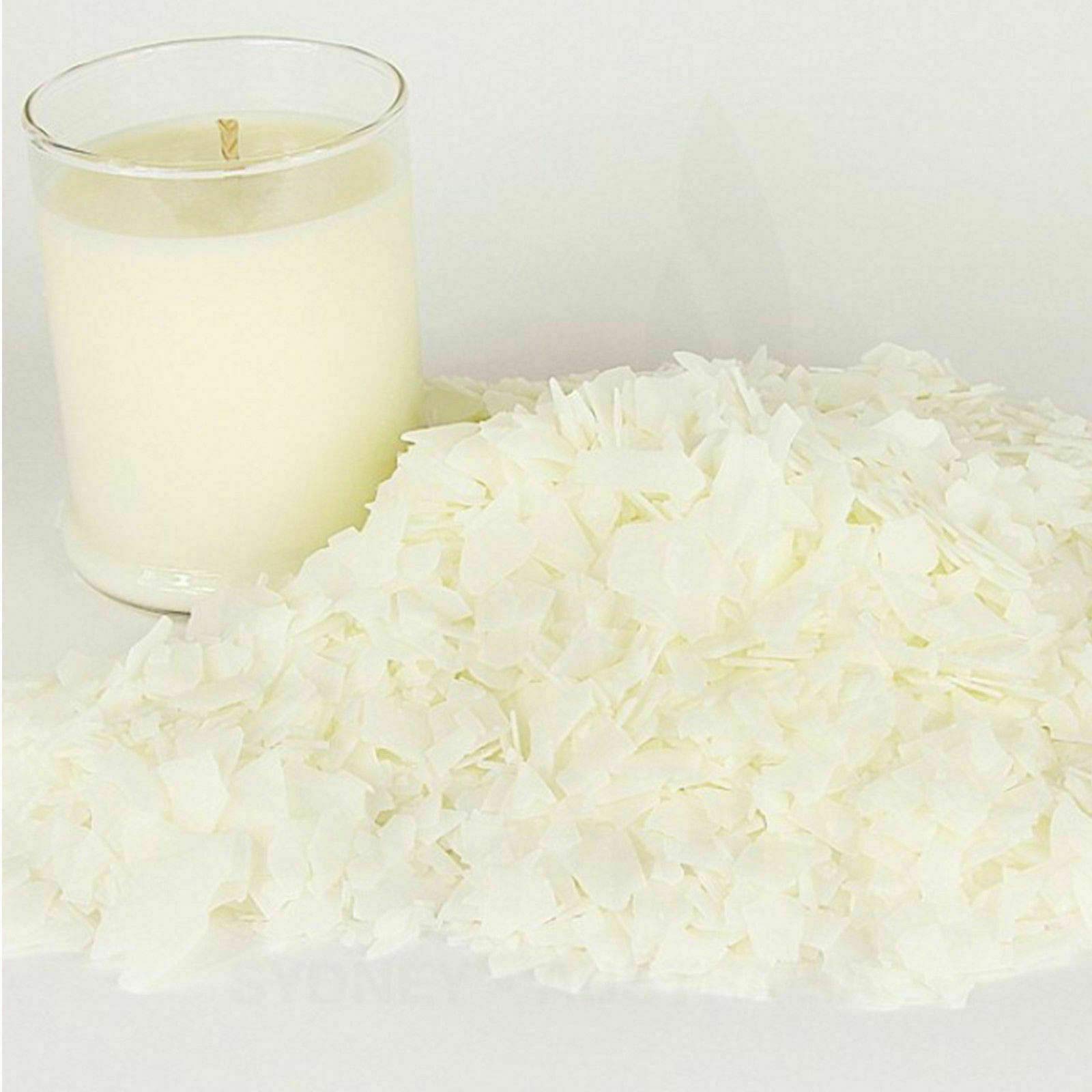 ABRUS® - 1KG Superior Candle Soy Wax, Eco Soy Wax, Vegan Cruelty Free, Natural Soy Candle Wax, SOYA Wax for Candle Making Tealight Candles Natural Wax Flakes Clean Burning 100% Pure