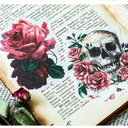 DIY Decorative Sticker, Natural Collection Series Washi Sticker for Album Diary Album Notebook Scrapbook Lifelog Cute Stationery Sticker, Pack of 60pc (#8)