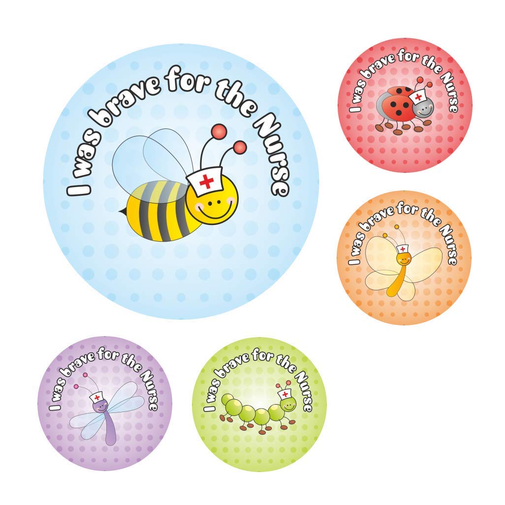 School Stickers I was Brave for The Nurse Praise Stickers