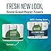 Seventh Generation 100% Recycled Paper Towels, 2 Ply, 140 Sheets, 6 Rolls
