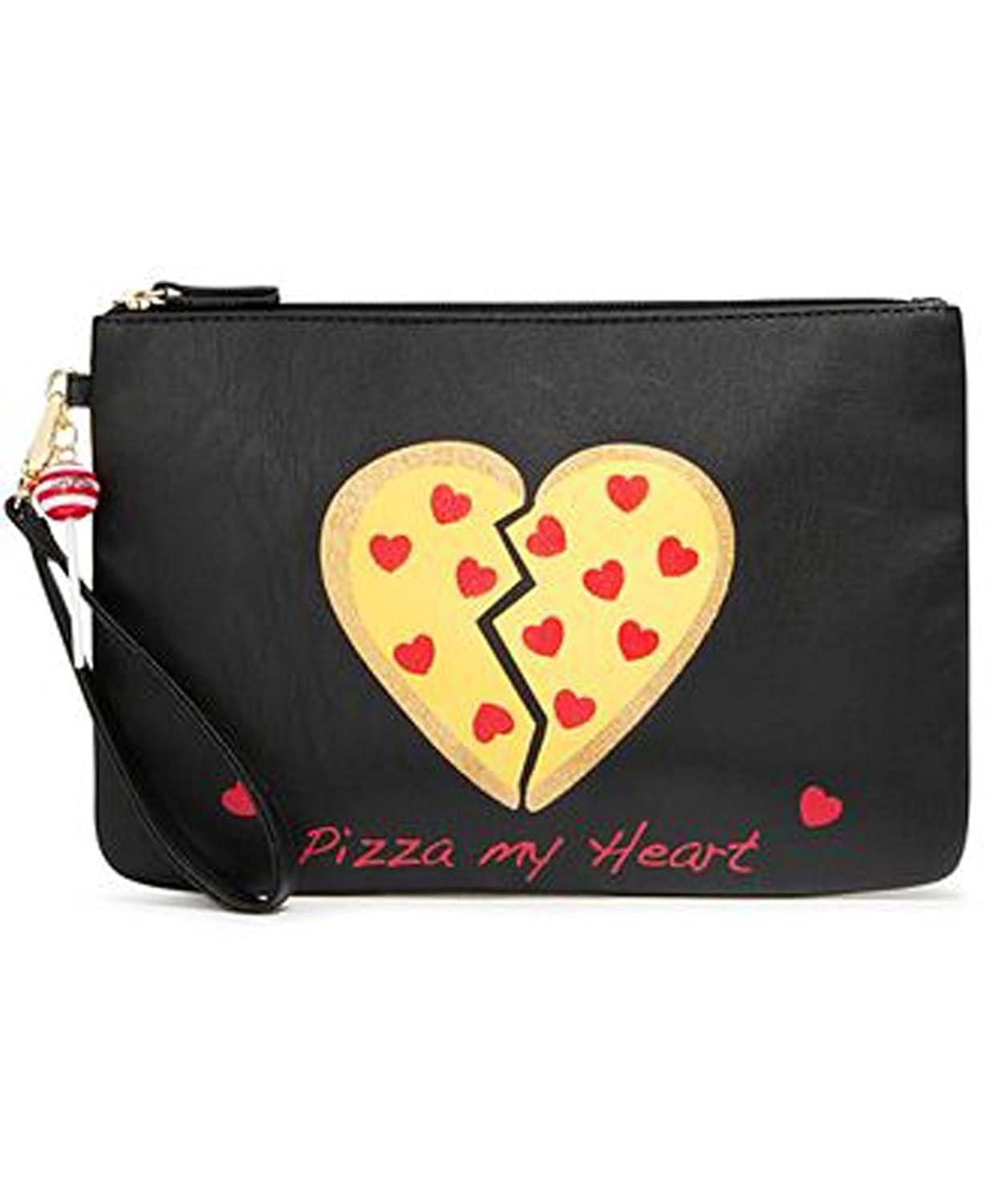 betsey johnson pizza wristlet