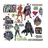 JUSTICE LEAGUE 28 Wall Decals Superman Batman Room Decor Stickers DC COMICS NEW