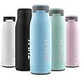ZULU Ace Vacuum Insulated Stainless Steel Water Bottle with Chug Spout, Leak-Proof Locking Lid and Removable Base for School, Backpack, Sports, Gym, Travel