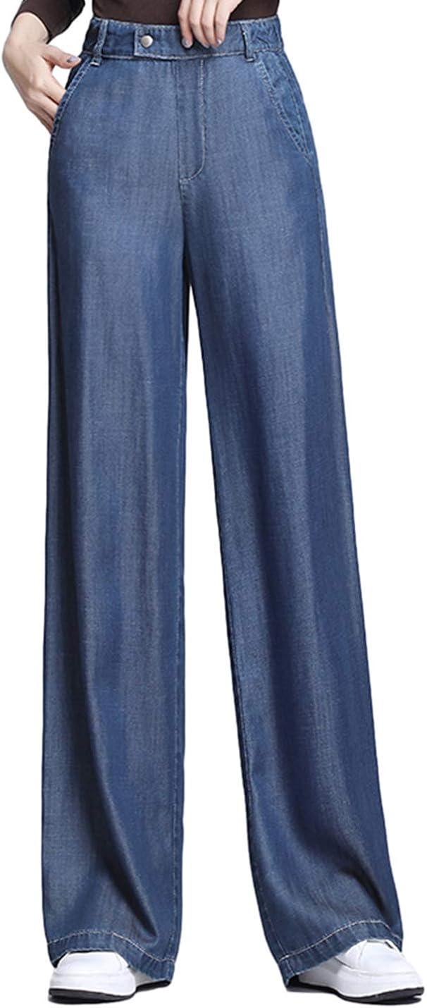 Omoone Women's High Waist Wide Leg 