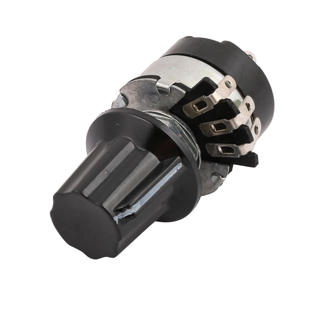 sourcingmap Potentiometer Sliding Adjustable Resistor with Switch Function 470K