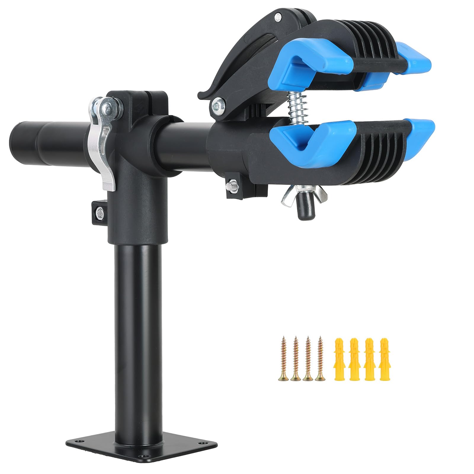 DASBET Bike Repair Storage Stand Bicycle Rack Workstand with Adjustable Clamp Bicycle Maintenance Rack for Road Mountain Bikes Clamp Bike Hanger for Garage or Home