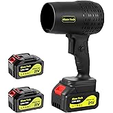 BlazeTech Cordless Leaf Blower, 300000RPM Handheld Blower 2 X 3.0Ah Batteries and Charger Included, Portable Lawn Sweeper for Patio Cleaning, Car Window and Dust