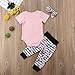 Newborn Girl Clothes Baby Sister Romper Bodysuit+Floral Striped Legging Pants Sets with Headbands Infant Summer Outfits 0-3 Months
