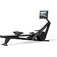 Hydrow Wave Rowing Machine with 16" HD Touchscreen & Speakers - Foldable | Live Home Workouts, Subscription Required