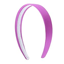 Motique Accessories 1 Inch Satin Hard Headband for
